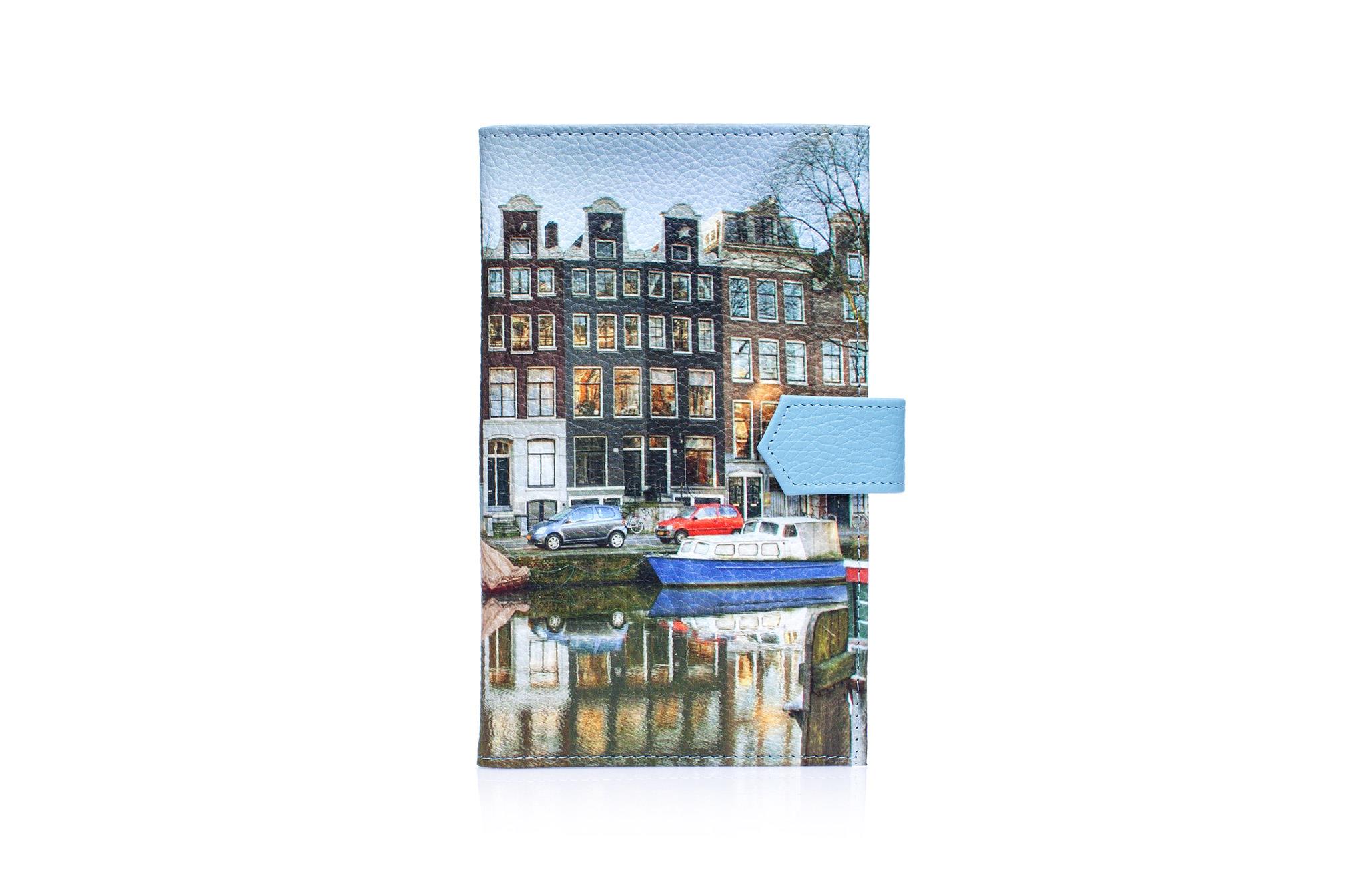 Визитница большая "Каналы Амстердама"