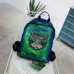 Рюкзак кошка с блёстками