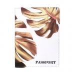 Обложка для паспорта с фото "Листья"