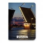 Обложка для паспорта с фото RUSSIA